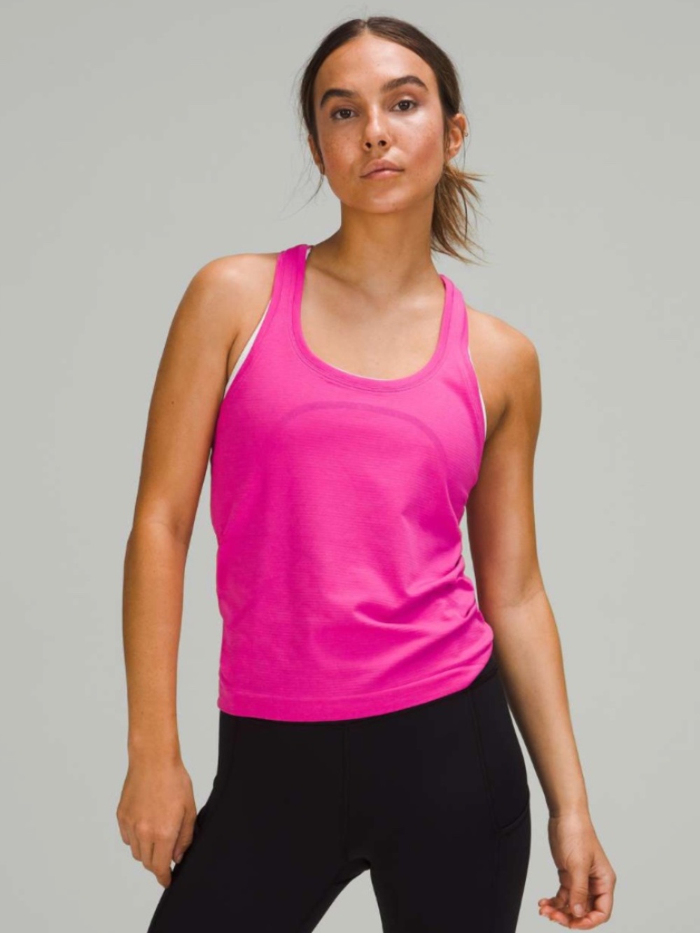 Lululemon Swiftly Tank - sonic pink - size 4
